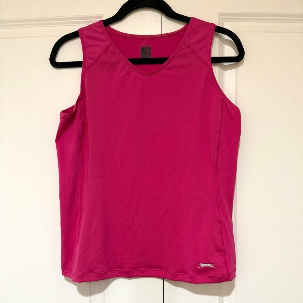 Slazenger Women's Pink workout Tank Top runs small